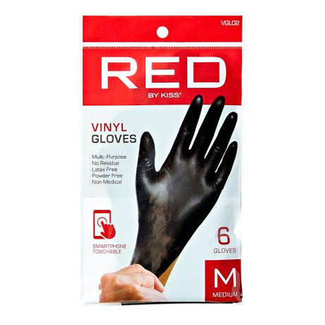 Red by Kiss Black Vinyl Gloves 6pcs Find Your New Look Today!