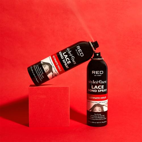 Red by Kiss Styler Fixer Lace Bond Spray Ultimate Hold Find Your New Look Today!