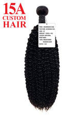 15A CUSTOM HAIR-BOHEMIAN CURL 100% VIRGIN UNPROCESSED REMY HUMAN HAIR