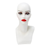 STUDIO LIMITED 16'' White Female PVC Mannequin Head with Makeups for cosmetology salon practice tool realistic and durable Find Your New Look Today!