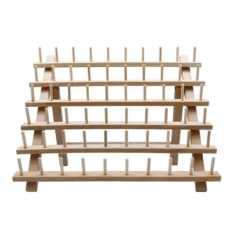 STUDIO LIMITED Braiding Hair Rack, 60 Spool Wooden Braiding Hair Holder, Thread Rack for Sewing, Quilting, Embroidery, Hanging Accessories Find Your New Look Today!