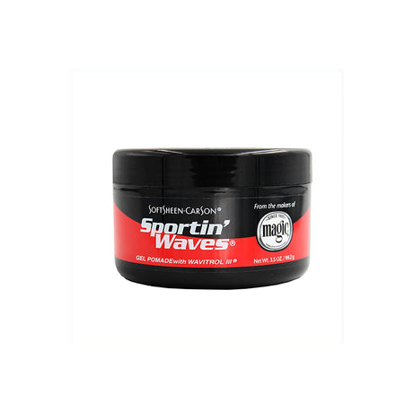 SoftSheen-Carson Sportin' Waves Gel Pomade with Wavitrol III, 3.5 oz Find Your New Look Today!