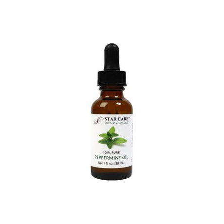 Star Care 100% Pure Peppermint Oil 1oz/ 30ml Find Your New Look Today!