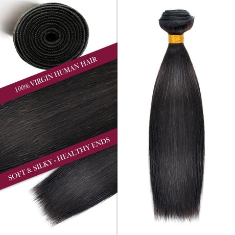 Starlet 100% Virgin Human Hair Unprocessed Brazilian Bundle Hair Weave Straight Find Your New Look Today!