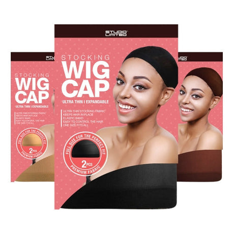 Studio Limited Perfect Fit Ultra Thin n Expandable Stocking Wig Cap 12pcs Find Your New Look Today!