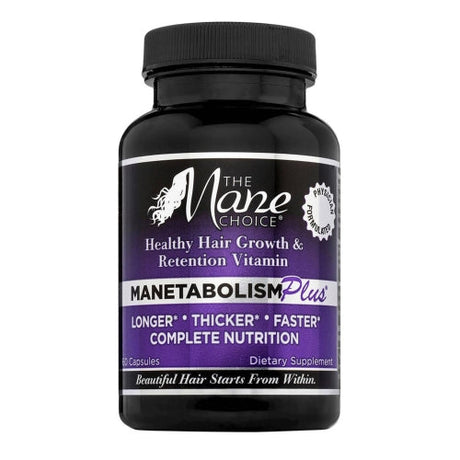 The Mane Choice Manetabolism Hair Growth Vitamin 60 Capsules Find Your New Look Today!