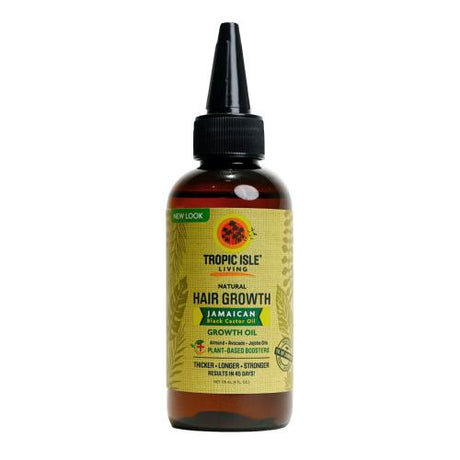 Tropic Isle Living Jamaican Black Castor Oil Hair Growth Oil 4oz Find Your New Look Today!