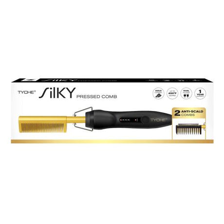 Tyche Silky Pressed Comb with 2 Anti-Scald Find Your New Look Today!
