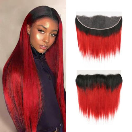 Uniq Hair 100% Virgin Human Hair Brazilian Bundle Hair Weave 13X4 Closure 7A Straight #OTRED Find Your New Look Today!