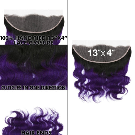 Uniq Hair 100% Virgin Human Hair Brazilian Bundle Hair Weave 7A Body + 13X4 Closure#OTPURPLE Find Your New Look Today!