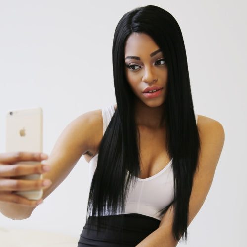 Uniq Hair 100% Virgin Human Hair Brazilian Bundle Hair Weave 7A Straight with 13X4 Closure Find Your New Look Today!