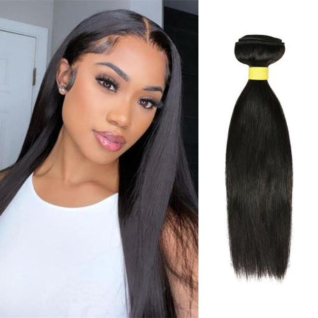 Upscale 100% Virgin Human Hair Unprocessed Bundle Hair Weave Straight 12A Find Your New Look Today!