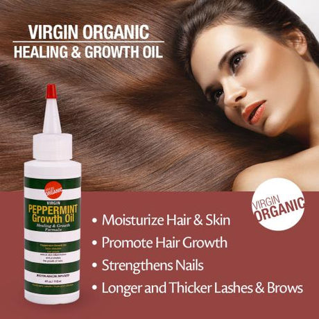 VIRGIN ORGANIC Virgin Growth Oil Healing & Growth Formula 4oz Find Your New Look Today!