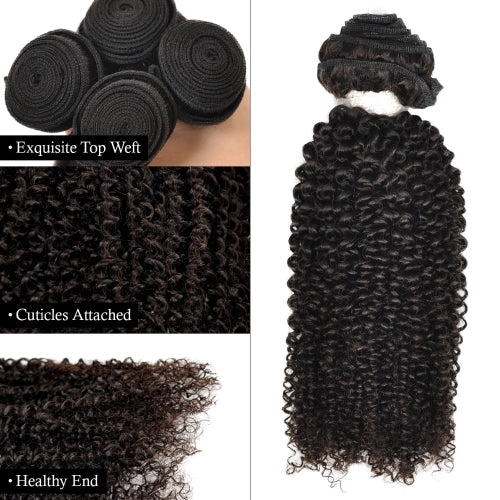 Vogue Hair 100% Virgin Human Hair Brazilian Bundle Hair Weave 6A Bohemian Jerry with 4X4 Closure Find Your New Look Today!