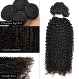 Vogue Hair 100% Virgin Human Hair Brazilian Bundle Hair Weave 6A Bohemian Jerry with 4X4 Closure Find Your New Look Today!