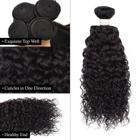 Vogue Hair 100% Virgin Human Hair Brazilian Bundle Hair Weave 6A Wet and Wavy Jerry Find Your New Look Today!