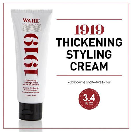 Wahl 1919 Thickening Styling Cream 3.4oz / 100ml Find Your New Look Today!
