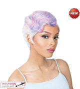 it's a wig! Synthetic Hair Wig Nuna (1B - OFF BLACK) Find Your New Look Today!