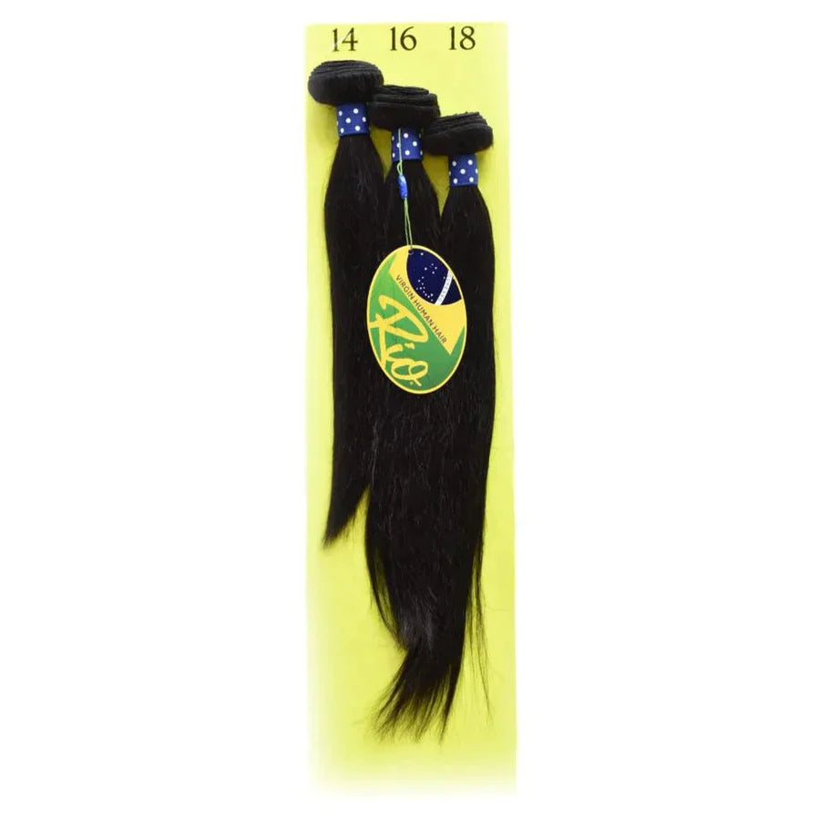 RIO 12 A BRAZILLIAN 100% VIRGIN REMY HUMAN HAIR - SINGLE BUNDLE - NATURAL COLOR